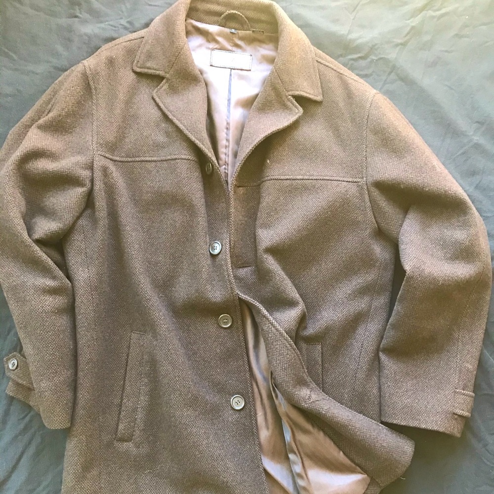Brown wool coat